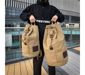 Mochila de lona para hombre de 30L/60L, bolsa de lona para deportes al aire libre, bolsa de senderismo, mochila de viaje 30L negro