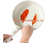 Juego de utensilios de cocina antiadherentes transfronterizos: Sartén con mango desmontable, sartén, ollas para sopa y guisos; Compatible con gas e inducción.