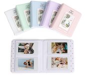 Stamps 3 inch Pictures Storage Case Cards Organizer for Fujifilm Instax Mini 12/11/9 Household rosa oscuro
