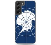 Coque Téléphone - Samsung - Galaxy S22 Ultra - Drapeau Antarctique - Souple - Multicolore