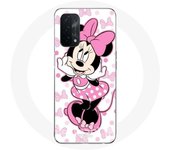 Coque pour Oppo A74 5G Minnie Mouse Dessin animé mignon rose