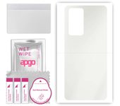 apgo MATTE Protective Skin Sticker for the back compatible with Oppo Reno 6 Pro 5G, Wrap Film, Hydrogel Film, Flexible, Soft TPU with positioning laye