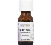 Aura Cacia, 100% Pure Essential Oil, Clary Sage, Balancing, 0.5 fl oz (15 ml)