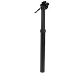 Tija de sillín de bicicleta con suspensión de aleación de aluminio, tija de sillín ajustable con control manual