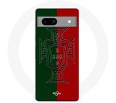 Coque Maniacase pour Google Pixel 7a portugal logo vert et rouge
