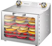 Deshidratadores para alimentos y cecina con temporizador de 24 horas, 8 rejillas de secado, 400 W, 30-90 grados centígrados, deshidratador de frutas y verduras 5 Tier US Plug