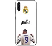 Coque Maniacase pour Samsung Galaxy A50 Kylian Mbappe Real Madrid 9 Hola