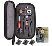 Herramientas de jardín, máquina de injerto con 3 cuchillas, cortadora, herramientas de injerto de árboles, tijeras de podar, KIT de injerto, podadora de corte Simple Package