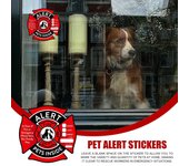 Pegatinas de alerta para mascotas, pegatinas de rescate de mascotas, pegatinas de seguridad contra incendios, pegatinas para ventanas para mascotas, pegatinas de seguridad para mascotas contra incendios y rescate, pegatinas de alerta para mascotas para el
