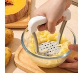 Trituradora de patatas manual de alta calidad, de plástico, para alimentos para bebés, frutas, plátanos y utensilios de cocina portátiles para hornear