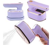 Vaporizador de viaje para ropa, 2 modos para planchado en seco y húmedo, minimáquina de planchado a vapor eléctrica de mano para camisa de vestir UK