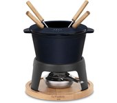 Set à fondue en fonte 4 personnes - MONT D'ARBOIS negro