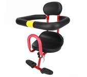 Asiento delantero para bicicleta infantil, ensanchado y grueso, asiento universal de seguridad para coche eléctrico.