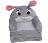 Sofá plegable para niños, bonito sofá cama plegable de dibujos animados, suave, con reposabrazos para dormitorio.