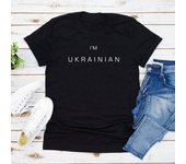 Soy Ucraniano Camiseta Ucrania Camiseta Mujer Camisetas Gráficas Camiseta Zelensky Camiseta de Manga Corta Top Streetwear Regalo Ucraniano S negro