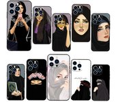 Funda para iPhone XR, XS Max, X, 12, 13, Mini, 6S, 7, 8 Plus, SE 2020, 11, 12, 13 Pro Max, con diseño de hijab islámico iphone 5 5S