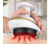 Masajeador Guasha para adelgazamiento corporal, masajeador de espalda, masajeador de celulitis, masajeador de pies Gua Sha, Estimulador muscular eléctrico 10 heating lamp blanco
