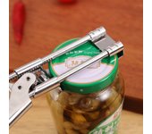 Abrelatas ajustable de acero inoxidable: Herramienta de cocina multifuncional