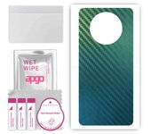 apgo Protective Skin Sticker for the back compatible with Cubot Note 9, Wrap Film, Foil, Vinyl - Pattern Carbon Chameleon CAKA1