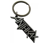 Llavero con logotipo de ántrax One Size plata/negro
