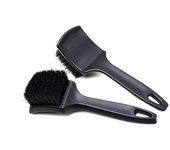 2 piezas de cepillos para neumáticos de coche, cepillos para cubo de rueda, cepillos para limpieza de neumáticos de coche, accesorios de limpieza de herramientas de cepillo negro para detalles de neumáticos de coche 21*6.5*2.5cm,2Pcs negro