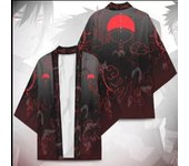 Anime Kakashi Konoha Madara Haori Sasuke Cosplay disfraces Kimono Uchiha símbolo chaqueta abrigo japonés cárdigan pijamas Albornoz XXXXL