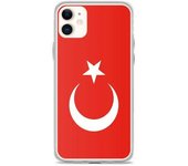 Funda iPhone - Drapeau Turquie - iPhone 11 - Souple - Plastique transparent - Modèle vertical