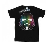 Star Wars Boys Stormtrooper Vertical Lights T-Shirt 9-11 Years negro