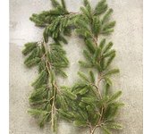 Corona navideña de ratán de pino artificial de 180 cm, adorno para árbol de Navidad, ideal para fiestas, bodas, chimeneas y festividades. 180cm verde