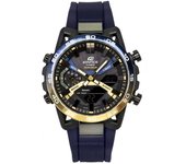 Casio Reloj analógico digital Edifice Sospensione Nighttime Drive con conexión a teléfonos inteligentes Tough Solar ECB-2000NP-1A 100M para hombre