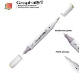 Marcador de alcohol Graph'It Brush Marker de Graph'IT - Carta de colores Graph'it:8315 - partido