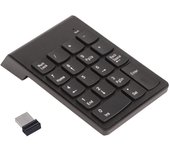 Teclado numérico ultrafino inalámbrico de 2,4 G, 18 teclas, mini receptor USB, modo de suspensión automática, nuevo Pro