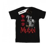 Disney Camiseta de algodón para mujer/señoras Mulan Movie Horse Pose M blanco