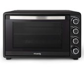 H.Koenig FO45 Horno electrico SobreMesa, Capacidad de 45L, 2000W, Iluminacion Interior y Funcion conveccion, Temperatura hasta 230 C, con temporizador