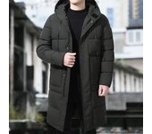 Chaqueta casual para hombre Chaqueta deportiva al aire libre de invierno a la moda informal para hombre M negro