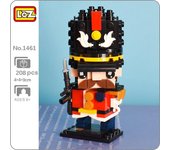 LOZ 1461 ejército Guardia Real soldado arma guerra militar modelo 3D DIY Mini bloques de construcción juguete sin caja