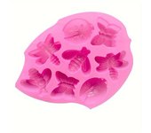 2 moldes de silicona para tartas con diseño de insectos florales, para aromaterapia, yeso, jabón frío, utensilios para hornear fáciles de limpiar. 2pcs