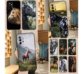 Funda de teléfono de caballo para iPhone Samsung Galaxy Redmi Xiaomi Oppo OnePlus Note SA 7 8 9 10 11 12 13 14 20 21 22 23 53 54 Pro Max Plus Ultra TPU suave Samsung Galaxy A12