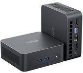 Ninkear MINI PC N10 Intel N100 Hasta 3,4 GHz 16 GB DDR4 + 512 GB SSD Compatible con SO Windows 11/Linux 4K y 2 pantallas Computadora 128*128*45mm negro
