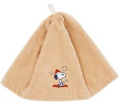 Gorro de sauna Snoopy de Nishikawa fabricado en Imabari, 33 x 25 cm, tejido de toalla de algodón lavable, bordado liso de un punto con lazo, gorro de tulipán Sakai fabricado en Japón beige