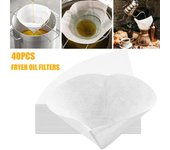 Juego de filtros para jarabe de arce Filtros de aceite para freidoras Filtros Conos de filtro no tejidos Conos de filtro para aceite de cocina Para cocinas Restaurantes Cafés Camiones de comida Hoteles