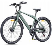 Bicicleta eléctrica de fibra de carbono Engwe MapFour N1 Air con sensor de par, motor de 250 W y batería de 36 V y 10 Ah. verde