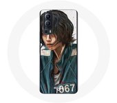 Coque - Vivo - Y72 - Souple - Blanc - Squid Game Kang Sae Byeok Numéro 067