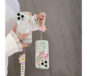 Funda para iPhone 15 Pro Max con diseño de arenas movedizas y fantasía colorida para chicas dinámicas que presenta sirenas. Apple 13 Pro Max