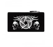 Estuche para lápices Grindstore Skull Pentagram One Size negro