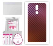 apgo skin sticker film foil vinyl for the BACK compatible with LG K40, scratch-resistant, easy to install - Carbon Chameleon CAKA5