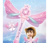Juguete soplador de burbujas eléctrico con forma de mariposa, de entretenimiento, fácil de sostener y duradero, de 130 ml