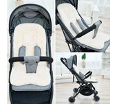 Almohadilla Cómoda para Cochecito de Bebé invierno General Cojín Suave para Asiento Colchoneta para Asiento de Carrito de Niño Cojín para Silla de Paseo Infantil negro