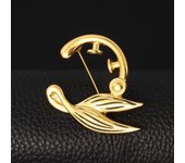 Broche de aleación de Anime Violet Evergarden, insignias doradas para cosplay, accesorios para disfraces, regalos para fanáticos