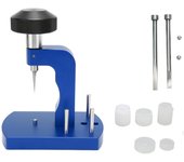 Abridor de caja trasera de reloj de banco, acero inoxidable, resistente al desgaste, herramienta profesional para reparación de relojes, color azul
